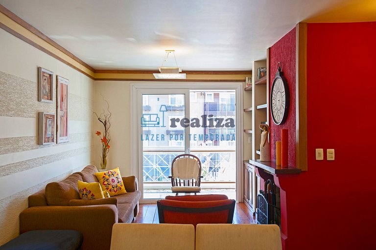 Apartamento 2 quartos no Centro de Gramado-Borges