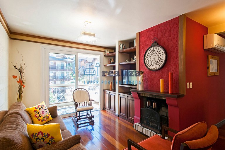 Apartamento 2 quartos no Centro de Gramado-Borges