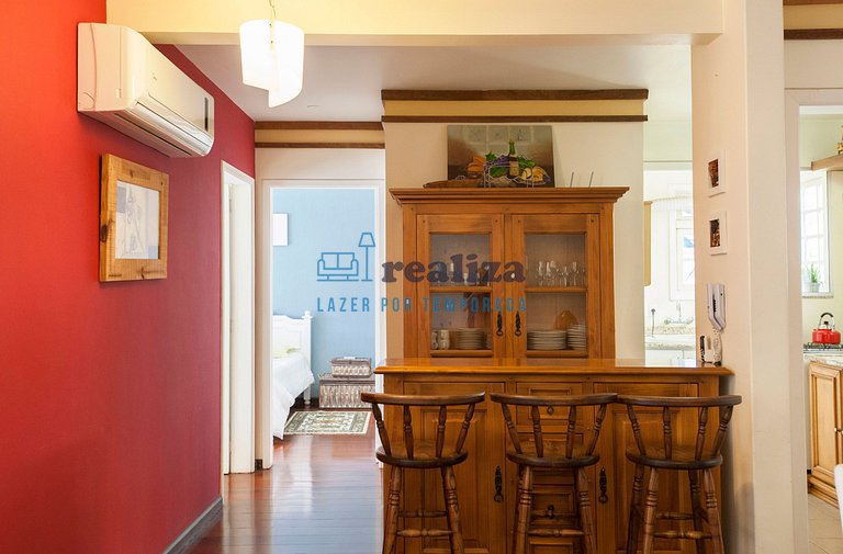 Apartamento 2 quartos no Centro de Gramado-Borges