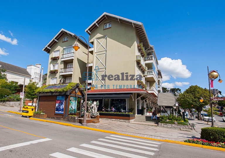 Apartamento 2 quartos no Centro de Gramado-Borges