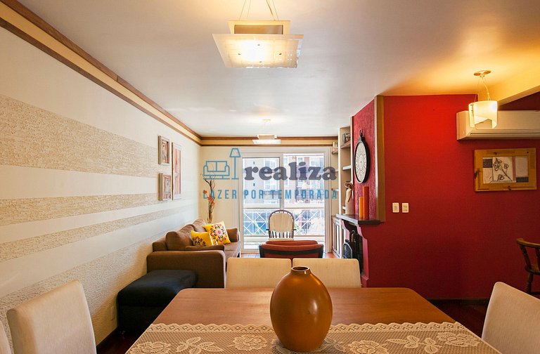 Apartamento 2 quartos no Centro de Gramado-Borges